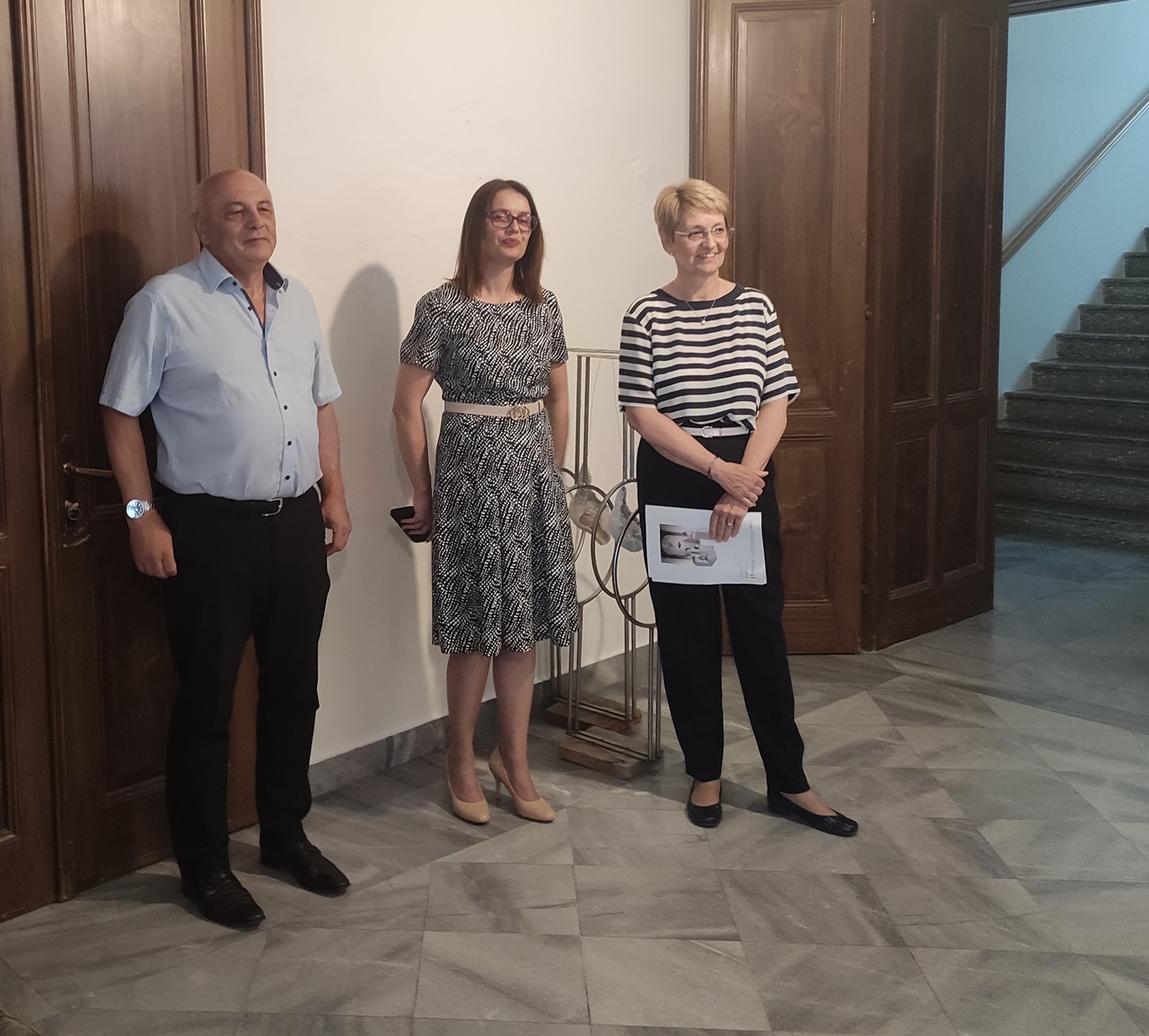 Mladen Gregurović, Grozdana Pavlović i Vesna Kunštek